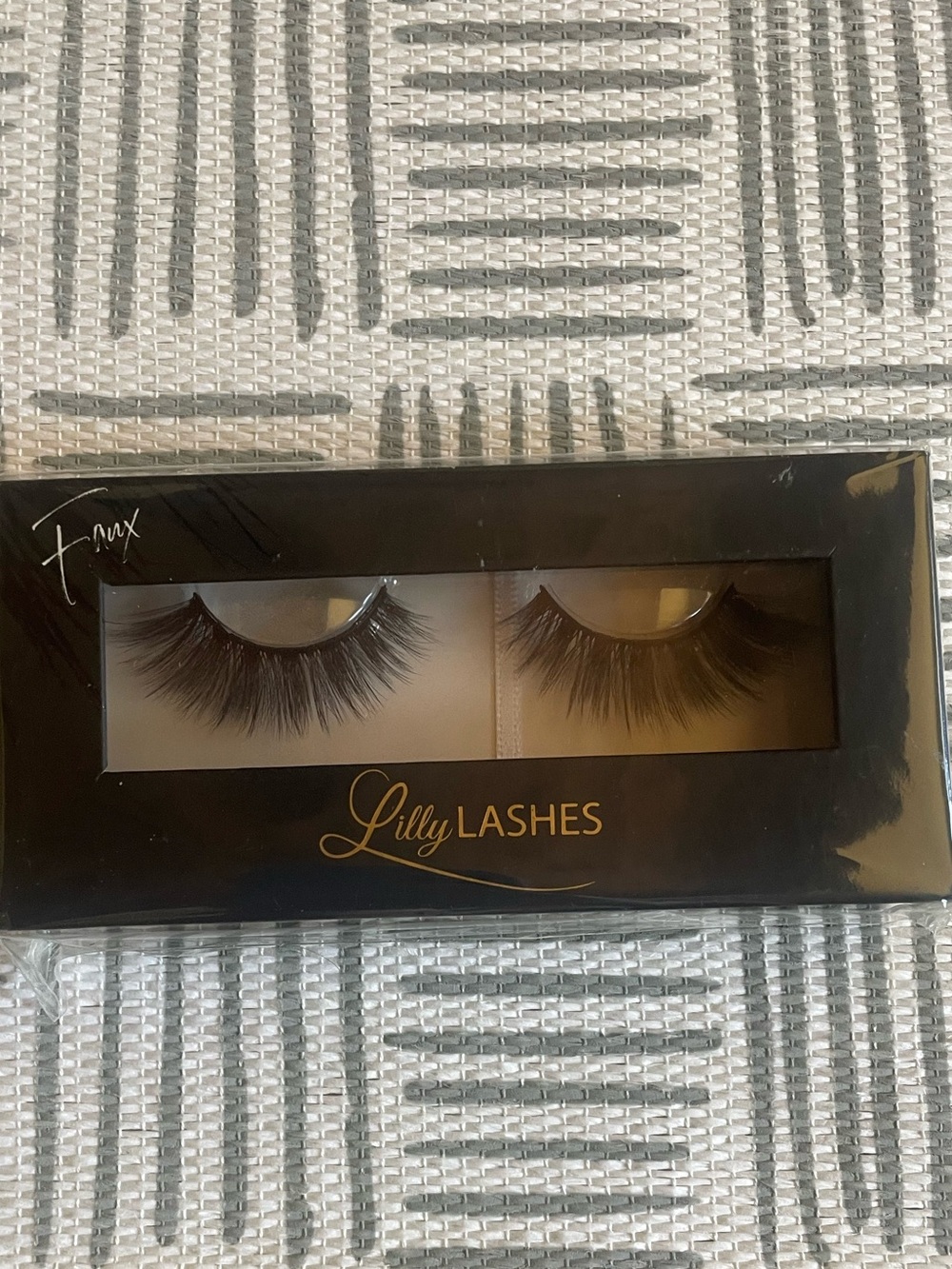 Lilly Lashes Faux Mink Dramatic Black Strip Lashes - Chrysan